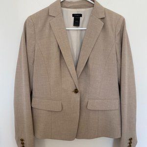 Ann Taylor Factory Khaki Suit Blazer